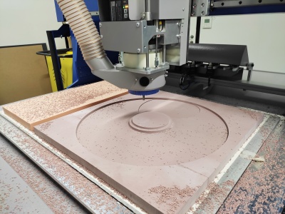 3-Achsen-Fräsmaschine für Kunststoffe